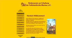 Desktop Screenshot of feldsteinkirche-marsow.de